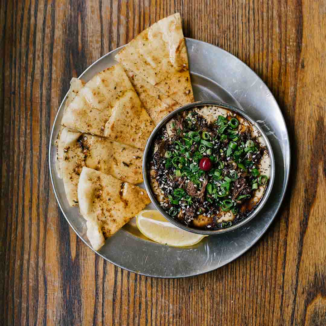 حمص بدون گوشت